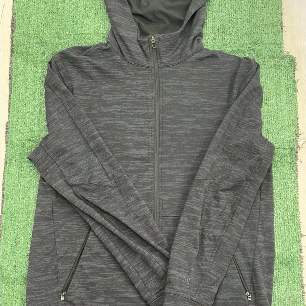 Lululemon Athletica Charcoal Zip-Up Jacket